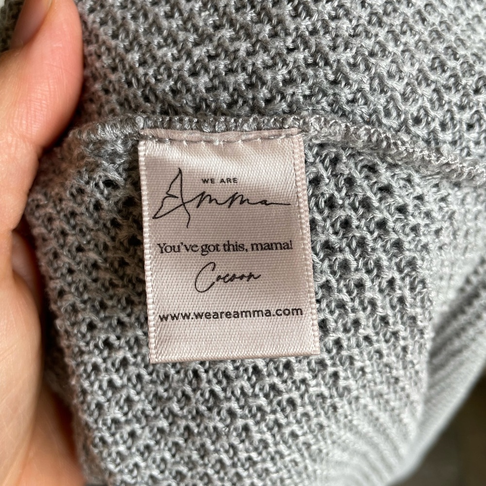 We Are Amma Black and Gray Nursing Covers - Picture 3 of 4